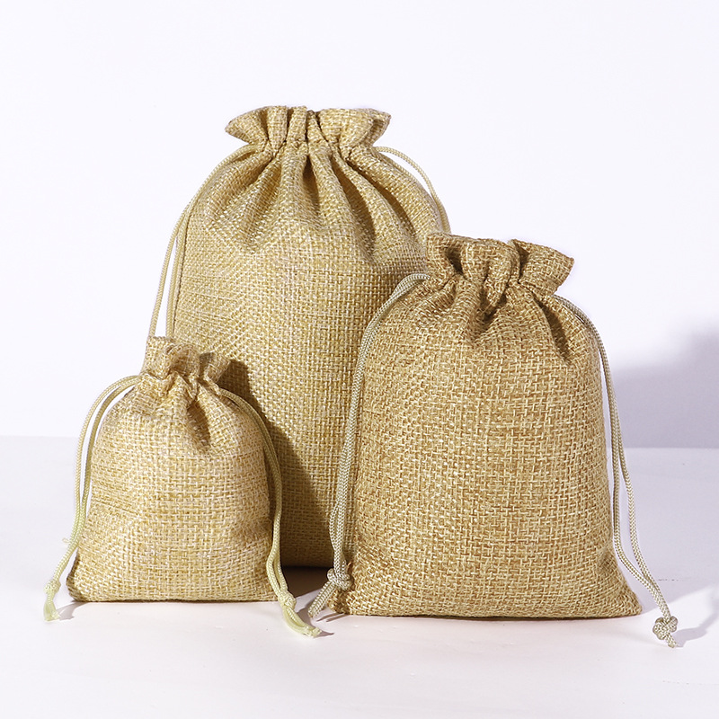 Jute Bag Packaging - GiftsEden، 10 قطع/40 قطعة، حقيبة من