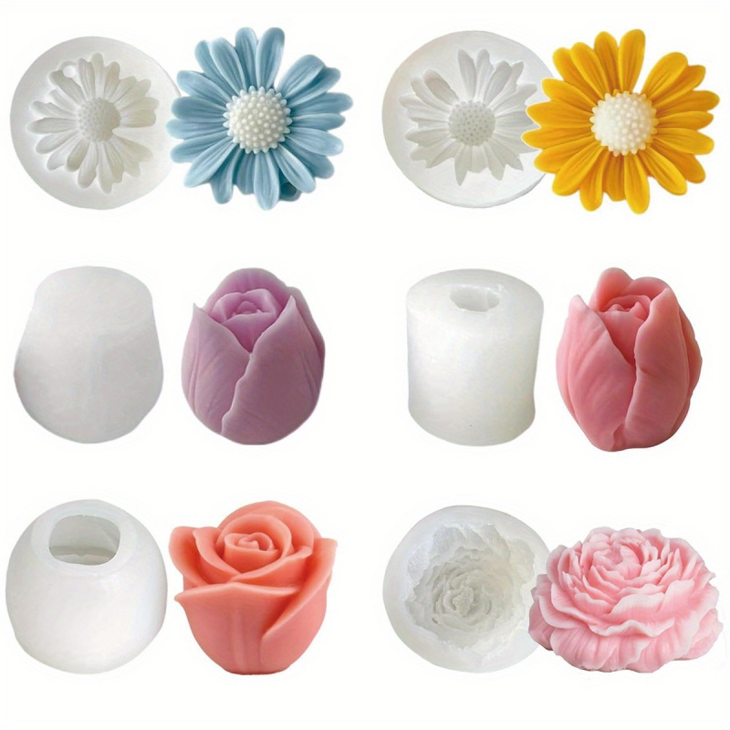 Candle Making Set - مجموعة قوالب شموع على شكل 6