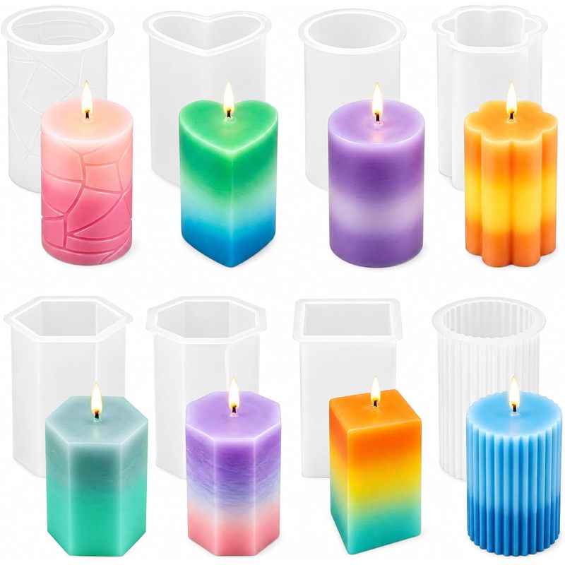 Candle Making Set - مجموعة قوالب الشمع، قوالب شمع قابلة