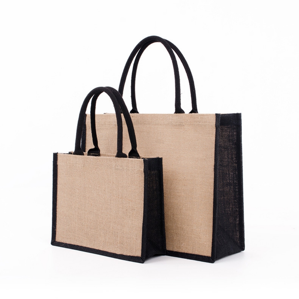 Jute Bag Packaging - حقيبة تسوق من الخيش صديقة للبيئة،