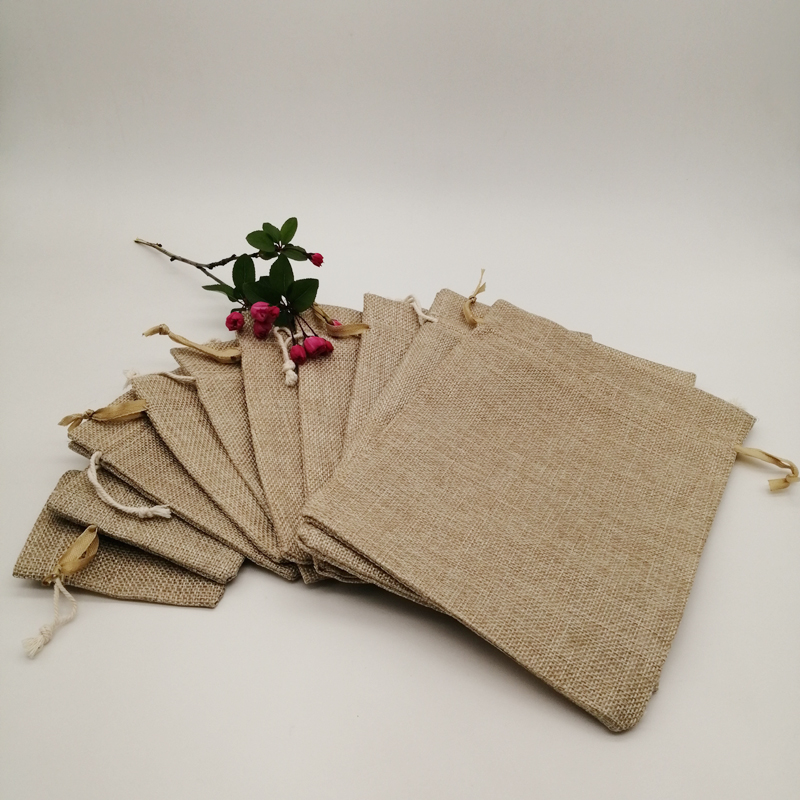 200 قطعة حقيبة الخيش قسط هدية  - مراجعة Jute Bag Packaging وسعره