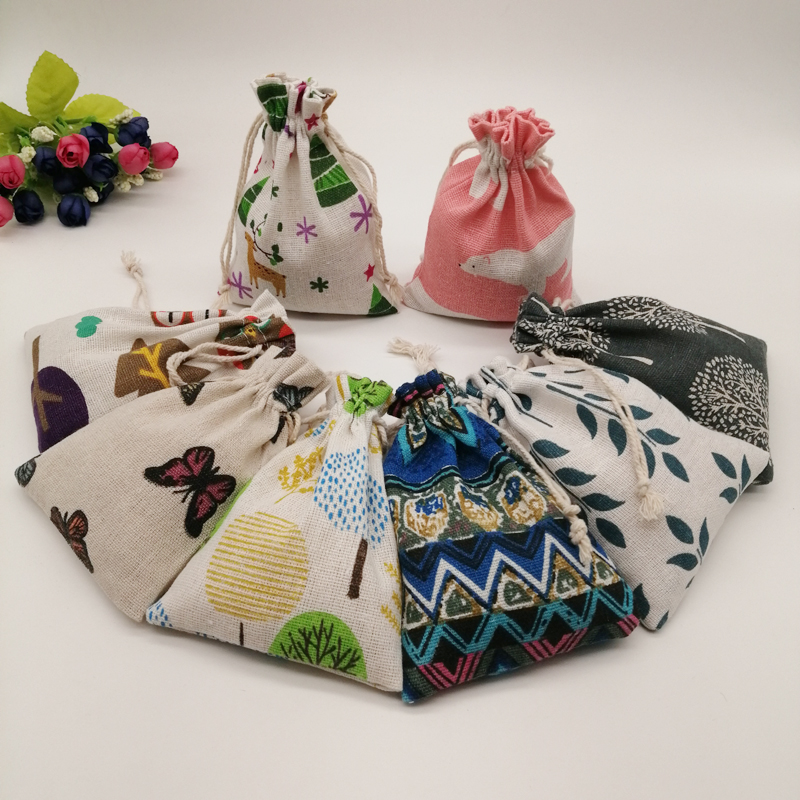 100 قطعة من أكياس تخزين المجوه - مراجعة Jute Bag Packaging وسعره