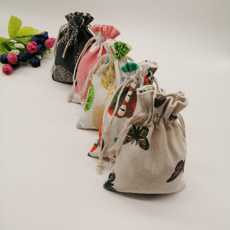 100 قطعة من أكياس تخزين المجوه - مراجعة Jute Bag Packaging وسعره