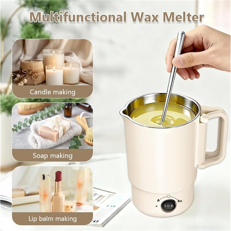 طقم وعاء كهربائي لصهر الشمع A4 - مراجعة Candle Making Jars وسعره