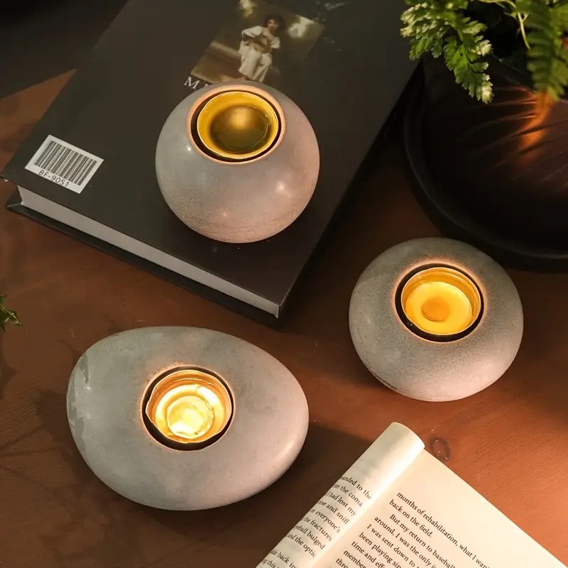 Tealight شمعة حامل الراتنج قال - مراجعة Candle Making Jars وسعره