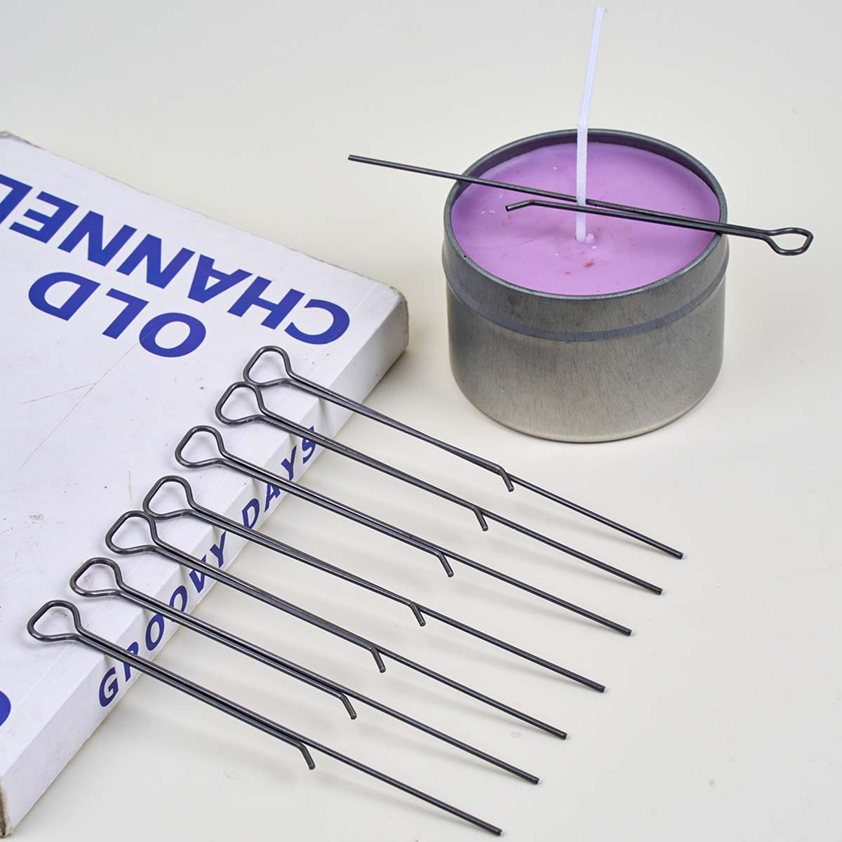 5/10 قطع حاملات فتائل الشمع بط - مراجعة Candle Making Wicks وسعره